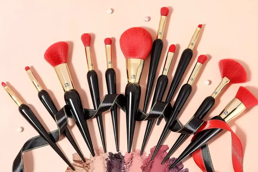 Professional Face and Eye Brush Set